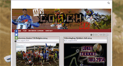 Desktop Screenshot of mxcoach.dk