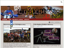 Tablet Screenshot of mxcoach.dk